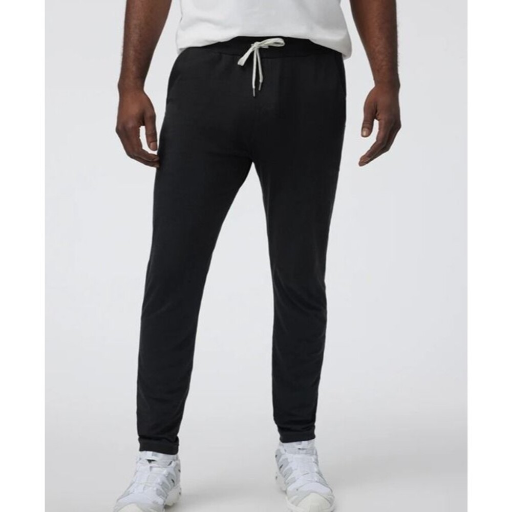 Vuori Ponto Performance Joggers Black Drawstring Athletic Sweatpants Medium